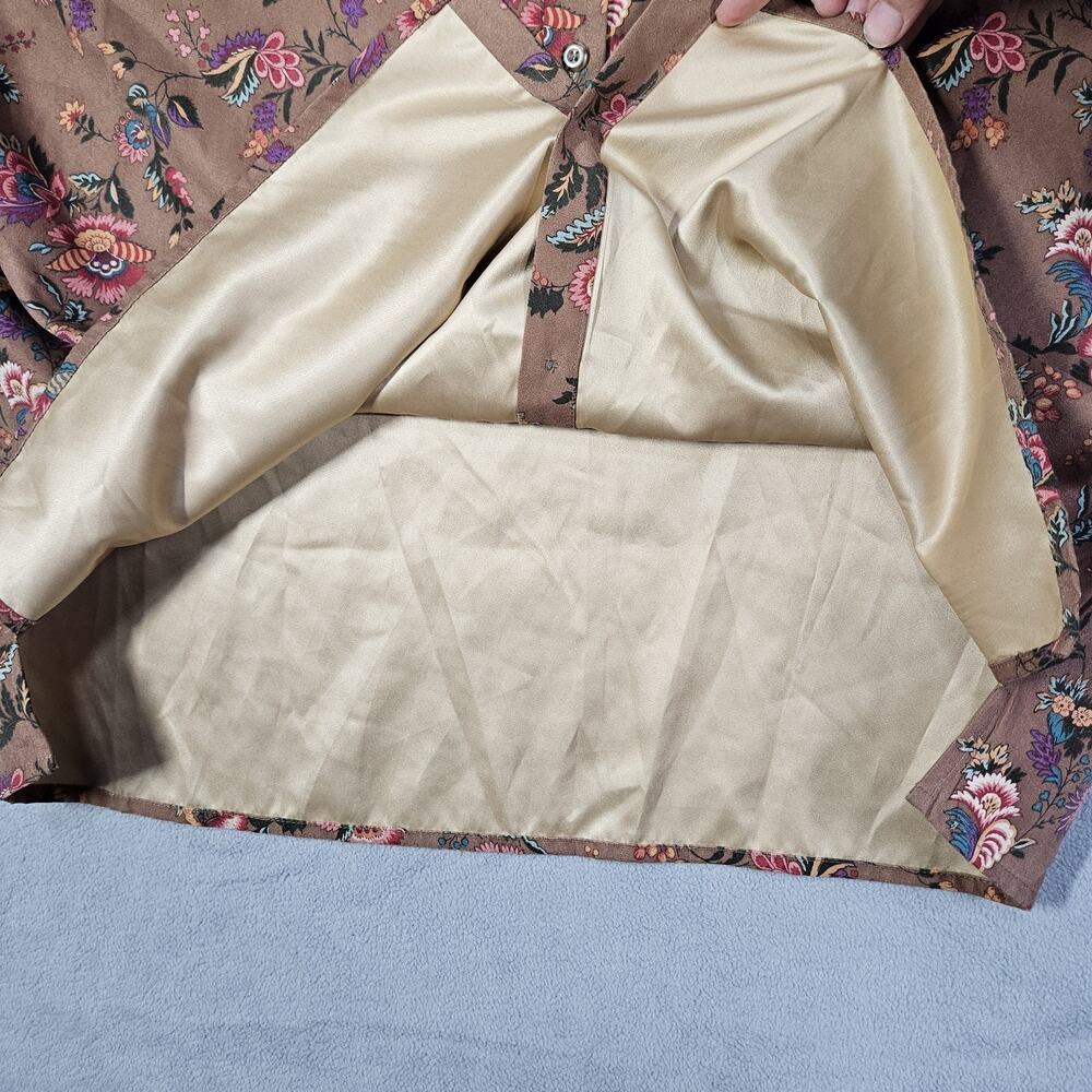 VTG White Stag Shirt Women XL Western Multicolor Floral Button Down LS Blouse - Picture 7 of 11